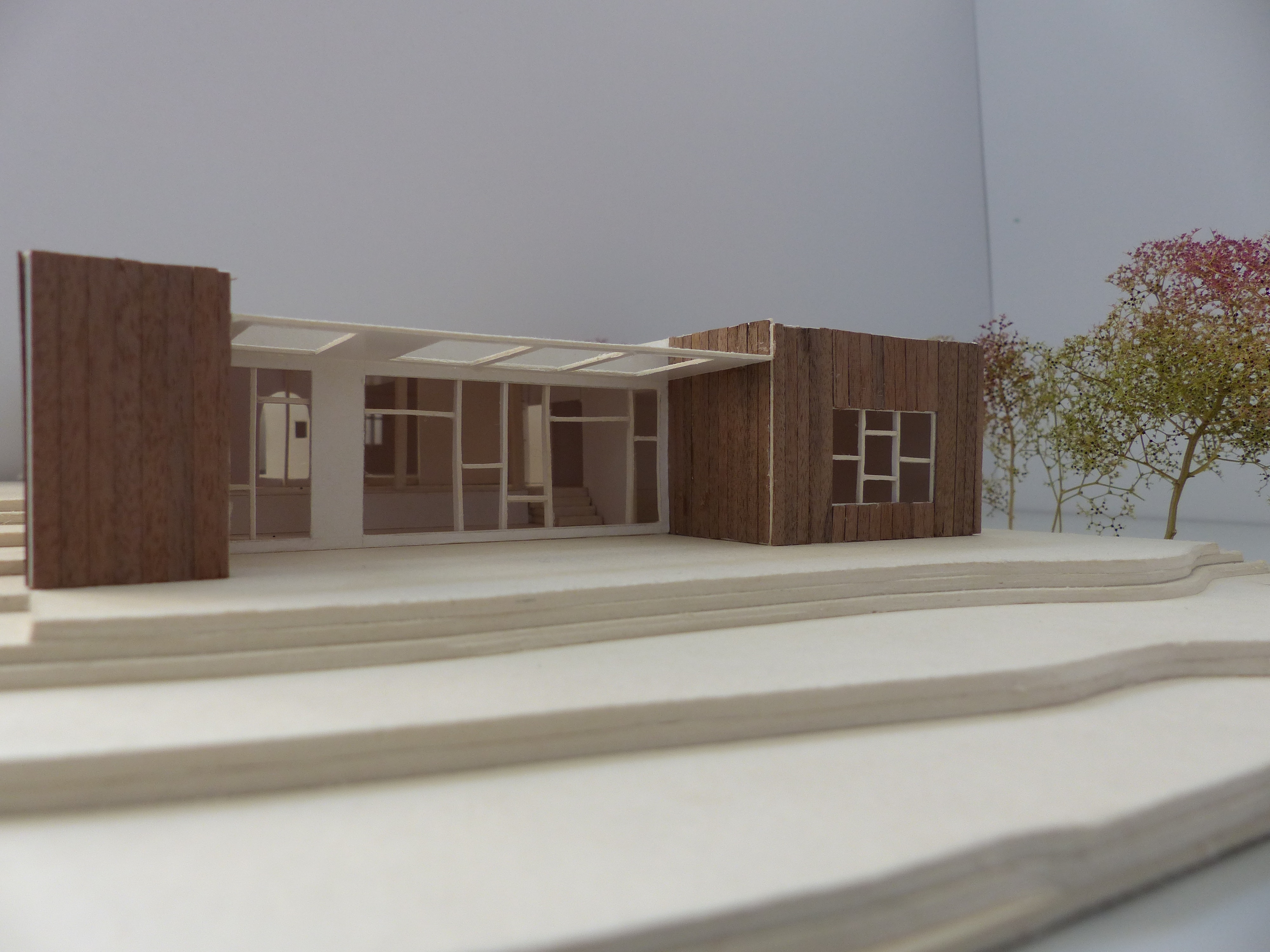 Maquette, extension d'une maison